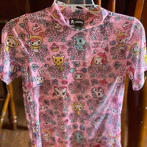 Tokidoki Kids Rashguard - Pink and Multicolor